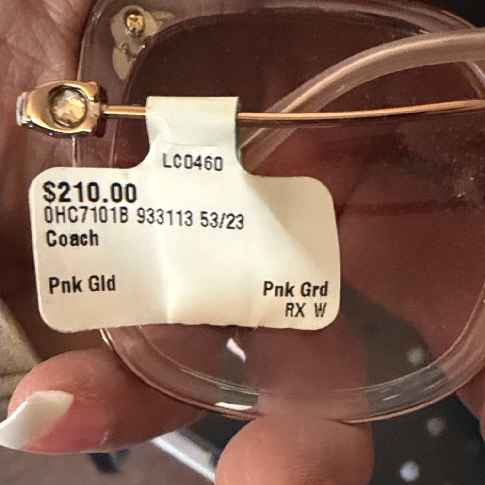 Coach Tan Sunglasses with Case - Picture 2 of 5